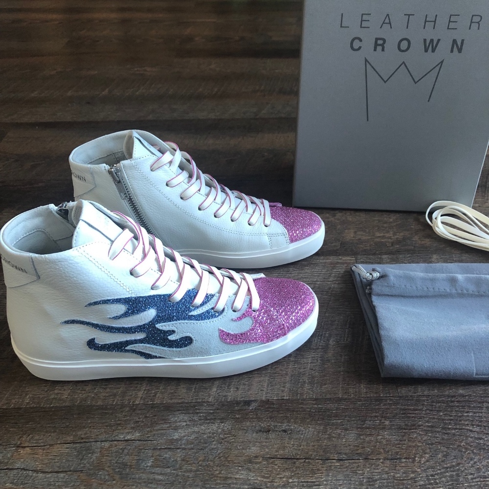 New Leather Crown "WFire" Sneakers
